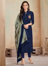 Blue Colour Vardhan KANISHKA 1 Fancy Exclusive Festive Wear Readymade Suit Collection 1007